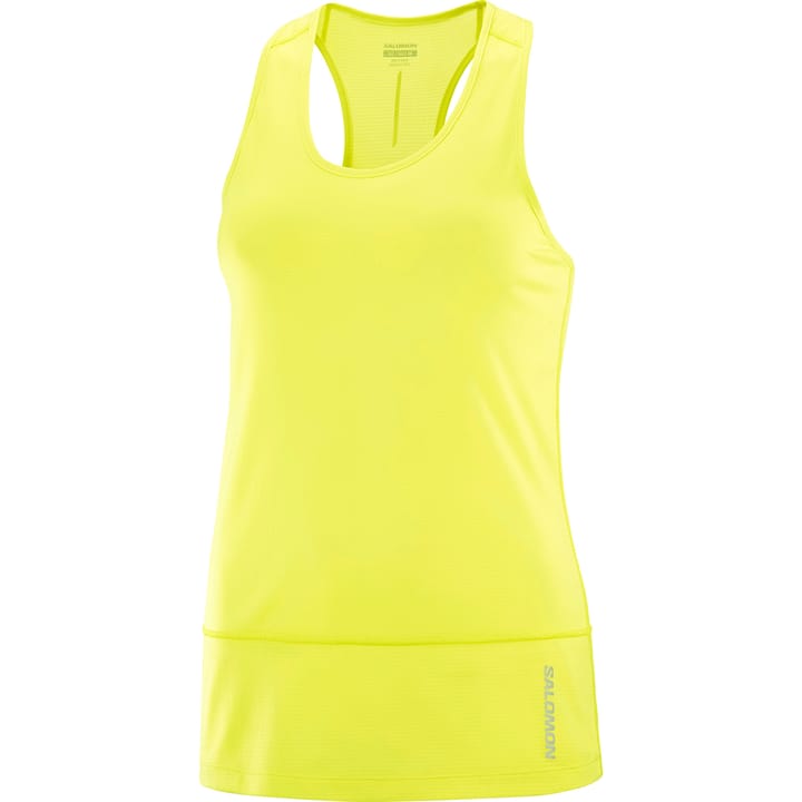 Salomon Women's Cross Run Tank Top Sulphur Spring Salomon