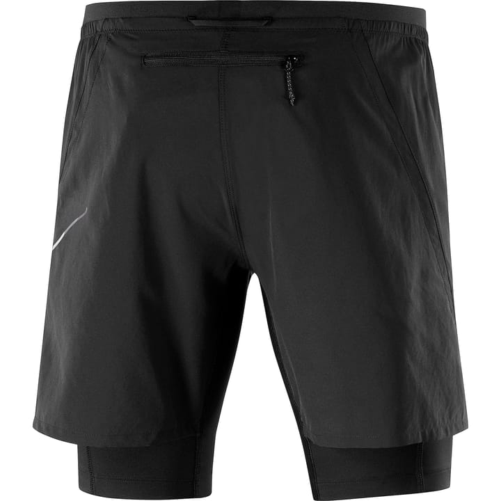 Men's Cross Twinskin Shorts DEEP BLACK/ Salomon