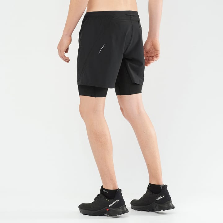 Men's Cross Twinskin Shorts DEEP BLACK/ Salomon