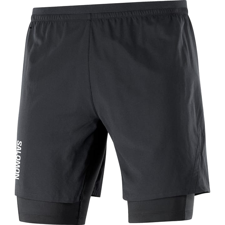 Men's Cross Twinskin Shorts DEEP BLACK/ Salomon