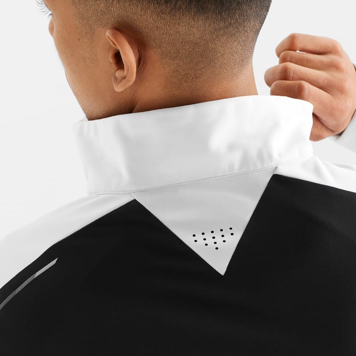 Men's GORE-TEX INFINIUM WINDSTOPPER Softshell Jacket WHITE/DEEP BLACK/ Salomon