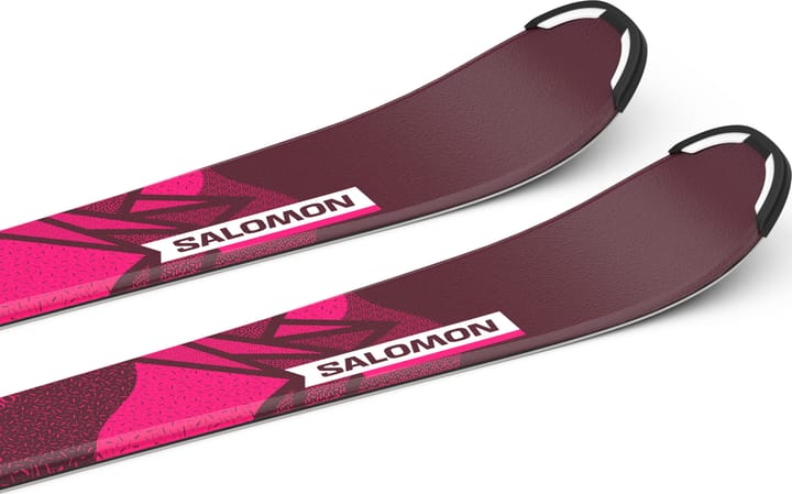 Salomon Junior Ski Set L Lux M + L6 GW J2 80 PM Bordeau/Pink Salomon Salomon Junior Ski Set L Lux M + L6 GW J2 80 PM Bordeau/Pink Salomon