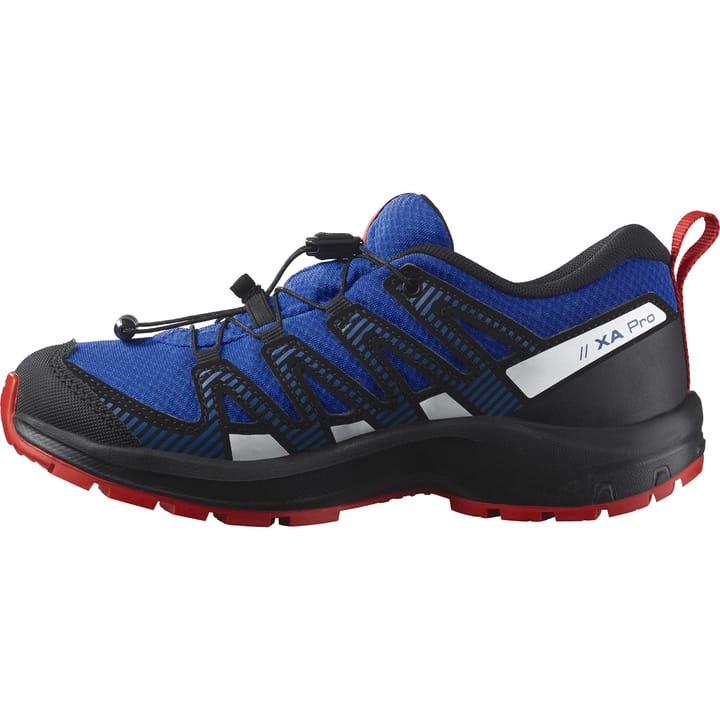 Salomon Juniors' XA Pro V8 CSWP Lapis Blue/Black/Fiery Red Salomon