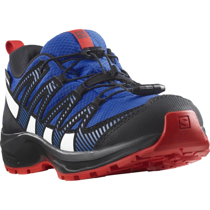 Salomon Juniors' XA Pro V8 CSWP Lapis Blue/Black/Fiery Red Salomon