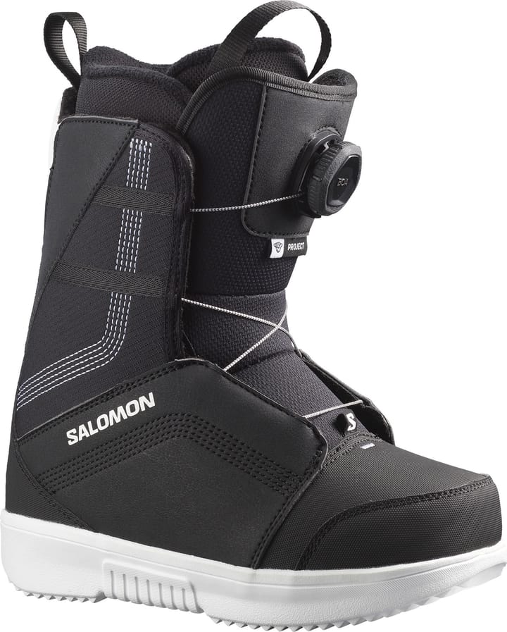 Salomon Juniors' Project Boa Black/Black/White Salomon