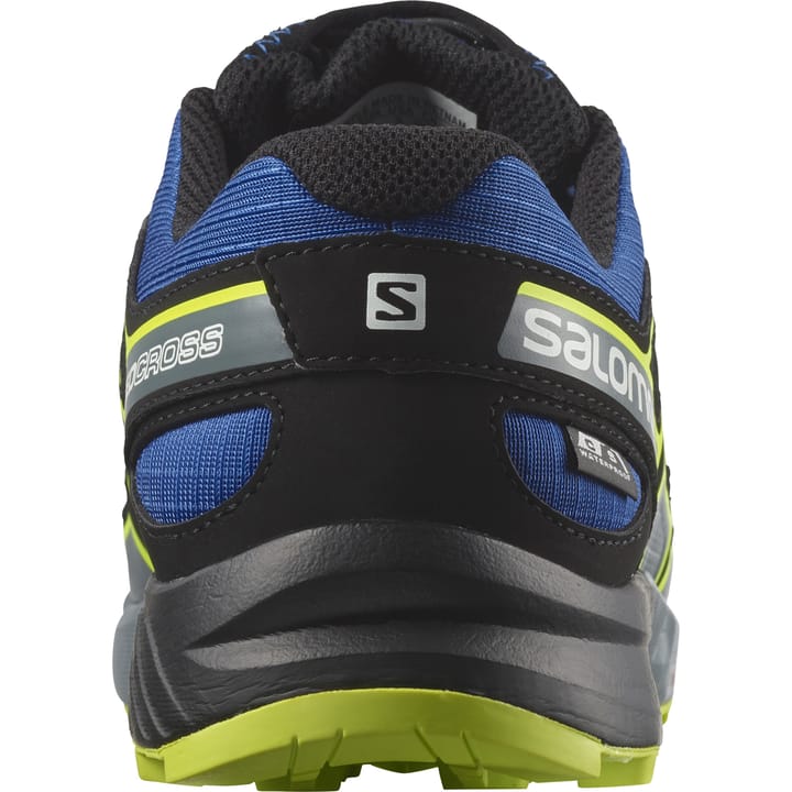 Salomon Juniors' Speedcross Climasalomon™ Waterproof Nautical Blue/Black/Acid Lime Salomon