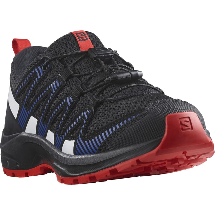 Salomon Juniors' XA Pro V8 Black/Lapis Blue/Fiery Red Salomon