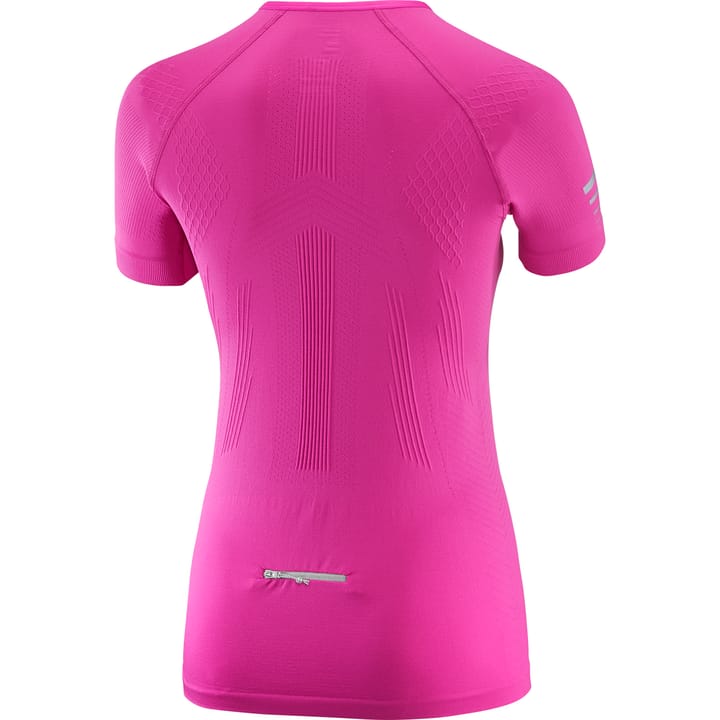 Women's Lightning Pro Short Sleeve Zip Tee Rose Violet Salomon