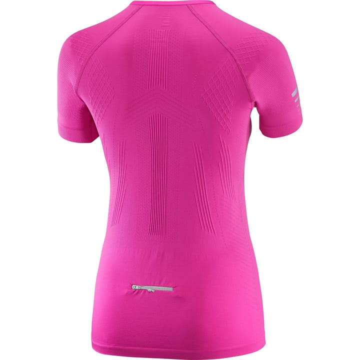 Salomon Women's Lightning Pro Short Sleeve Zip Tee Rose Violet Salomon