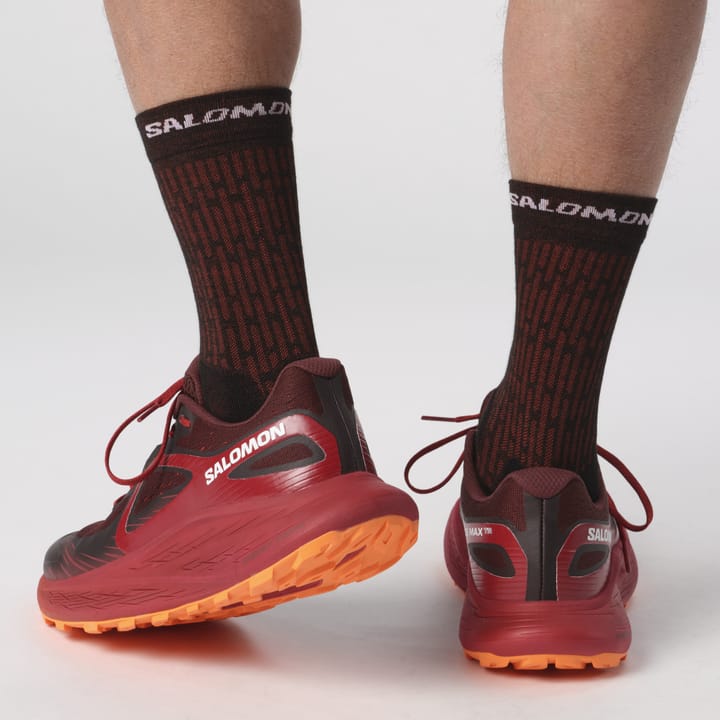 Salomon Men's Glide Max TR Bitter Chocolate/Red Dahlia/Shocking Orange Salomon