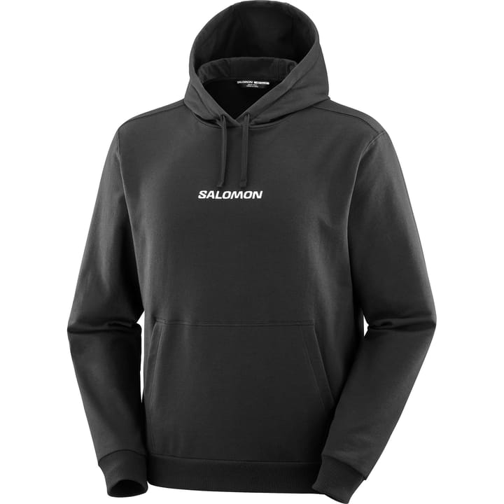 Salomon Men's Logo Pull Over Deep Black Salomon