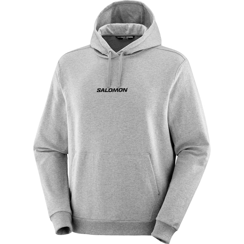 Salomon Men s Logo Pull Over Heather Grey Buy Salomon Men s Logo Pull Over Heather Grey here Outnorth