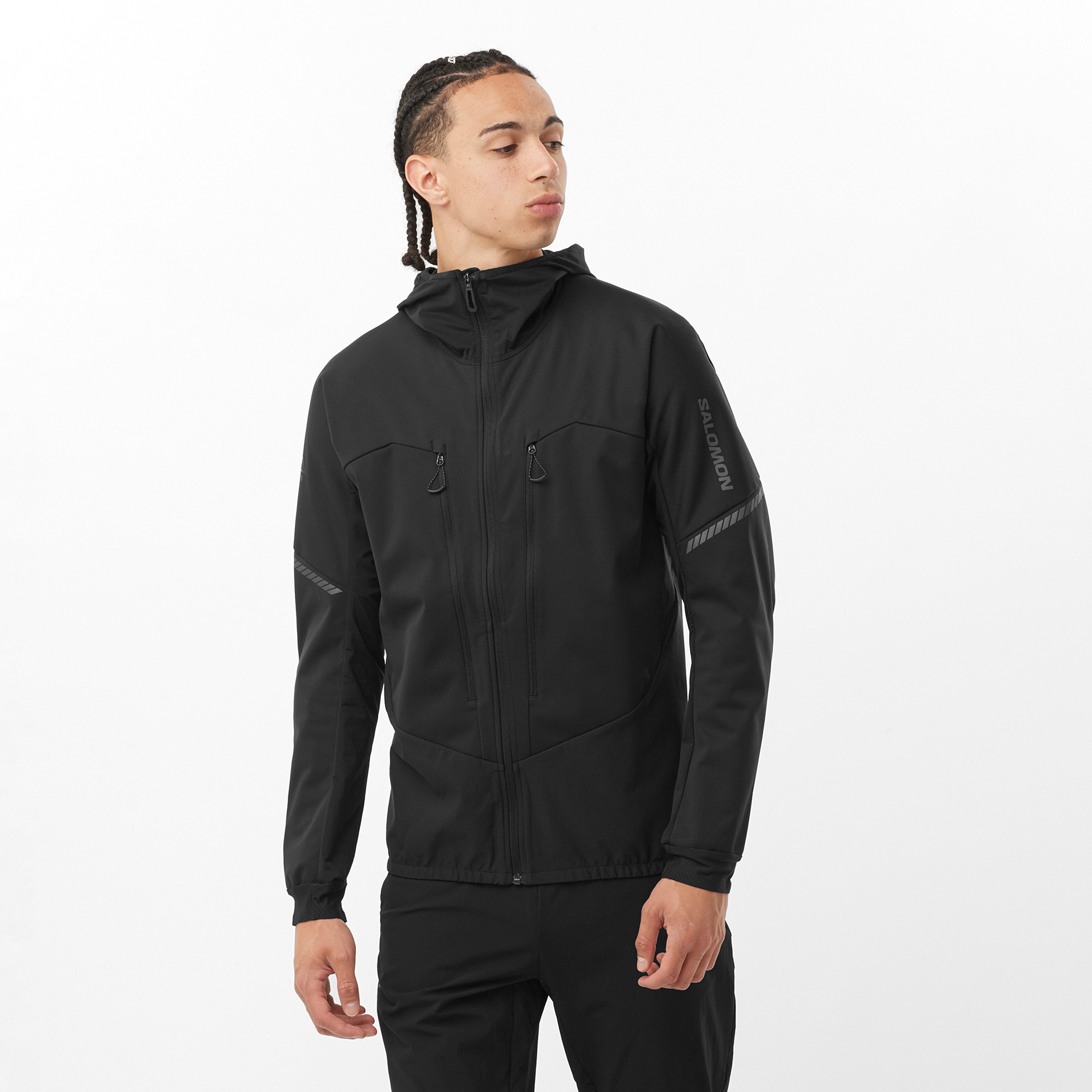 Men's MTN Softshell Jacket Deep Black/