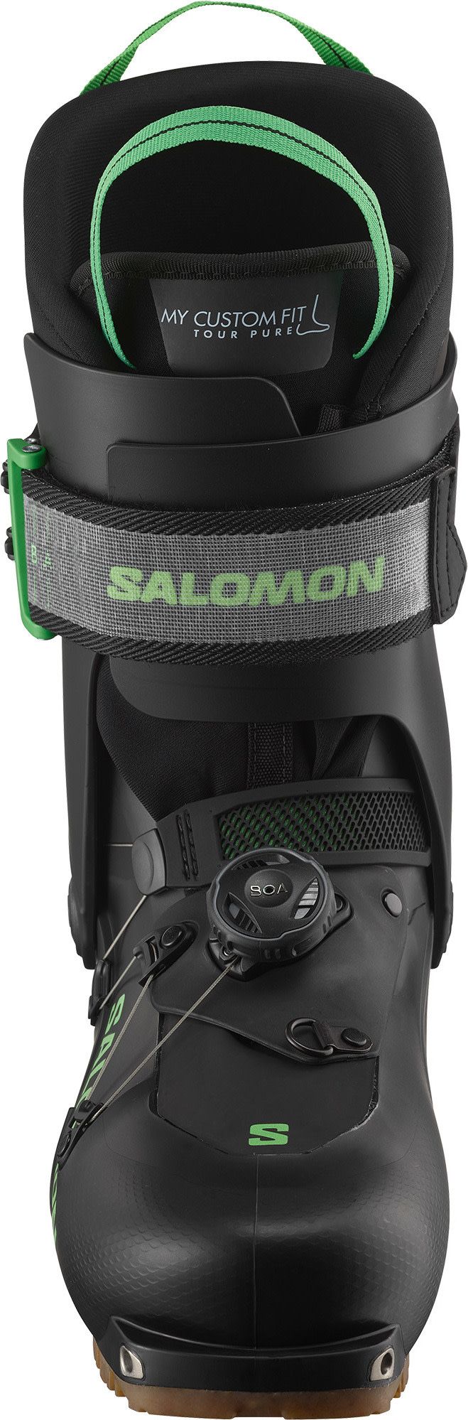 Salomon Men's MTN Summit Pure Black/Pastel Neon Green 1/Rainy Day Salomon