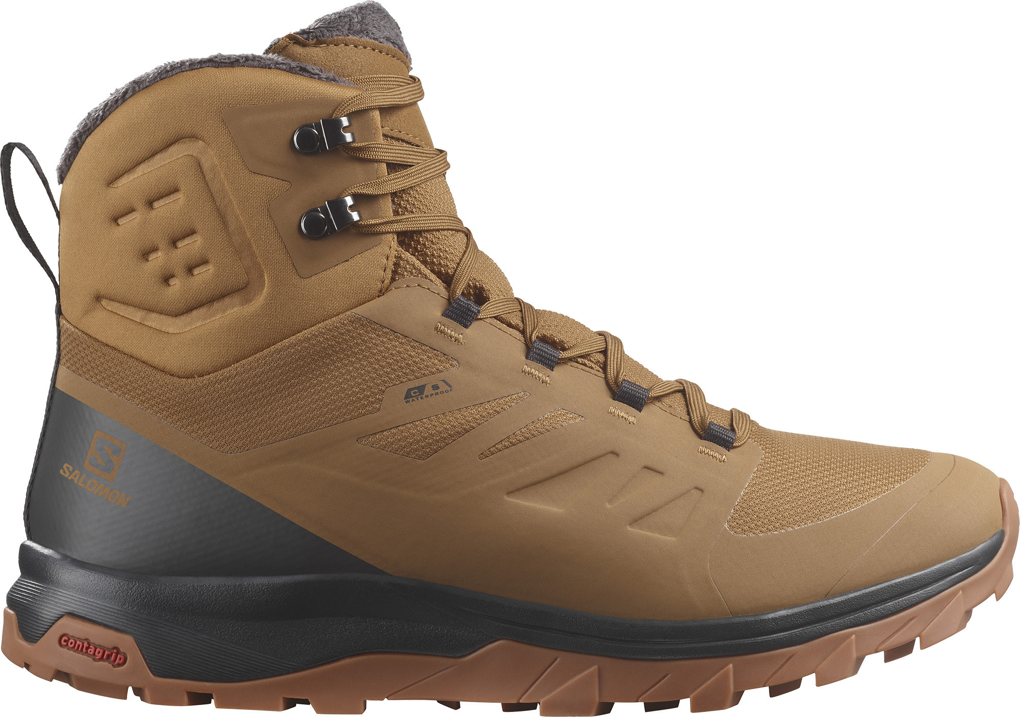 Salomon Men’s Outblast Thinsulate Climasalomon Waterproof Rubber/Phantom/Gum8