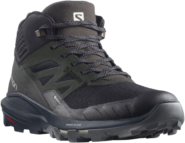 Salomon Men's Outpulse Mid Gore-Tex Black/Ebony/Vanilla Ice Salomon Salomon Men's Outpulse Mid Gore-Tex Black/Ebony/Vanilla Ice Salomon