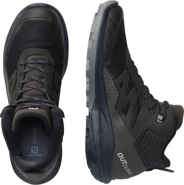 Salomon Men's Outpulse Mid Gore-Tex Black/Ebony/Vanilla Ice Salomon Salomon Men's Outpulse Mid Gore-Tex Black/Ebony/Vanilla Ice Salomon