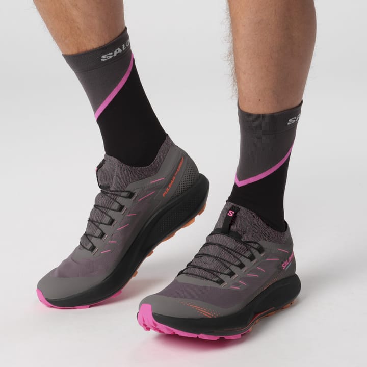Salomon Men's Pulsar Trail Pro 2 Plum Kitten/Black/Pink Glo Salomon Salomon Men's Pulsar Trail Pro 2 Plum Kitten/Black/Pink Glo Salomon