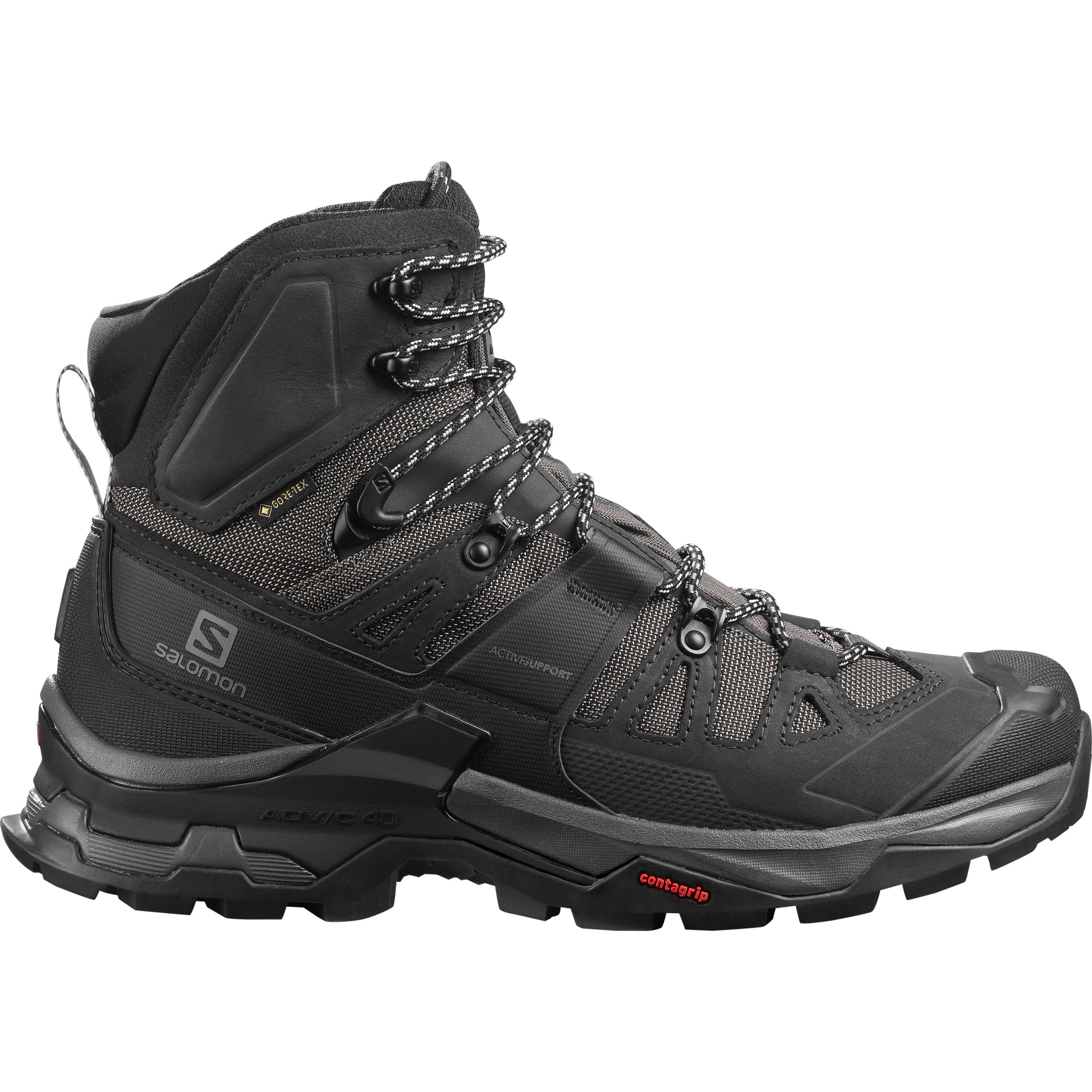 Salomon Salomon Men's Quest 4 Gore-Tex Magnet/Black/Quarry 46, Magnet/Black/Quarry