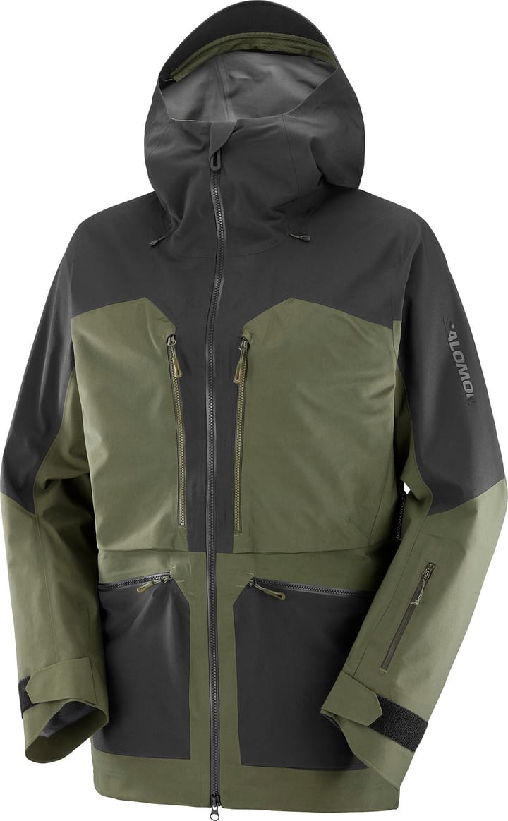 Men's S/Lab QST GORE-TEX Pro Jacket Olive Night/Deep Black/ Salomon