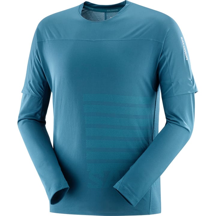 Salomon Men's Sense Aero Graphic Long Sleeve Deep Dive Salomon