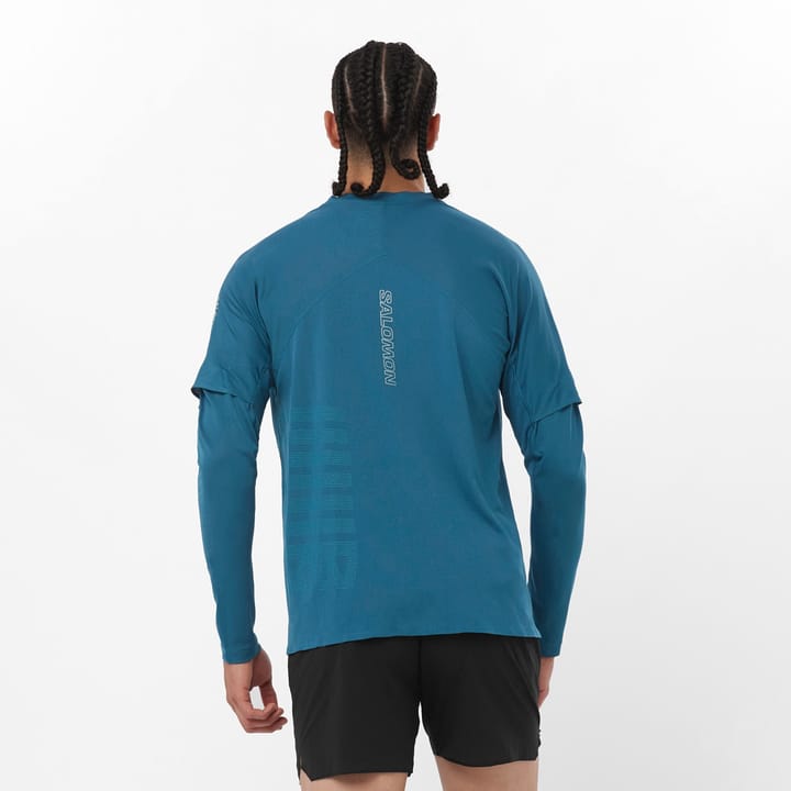 Salomon Men's Sense Aero Graphic Long Sleeve Deep Dive Salomon Salomon Men's Sense Aero Graphic Long Sleeve Deep Dive Salomon