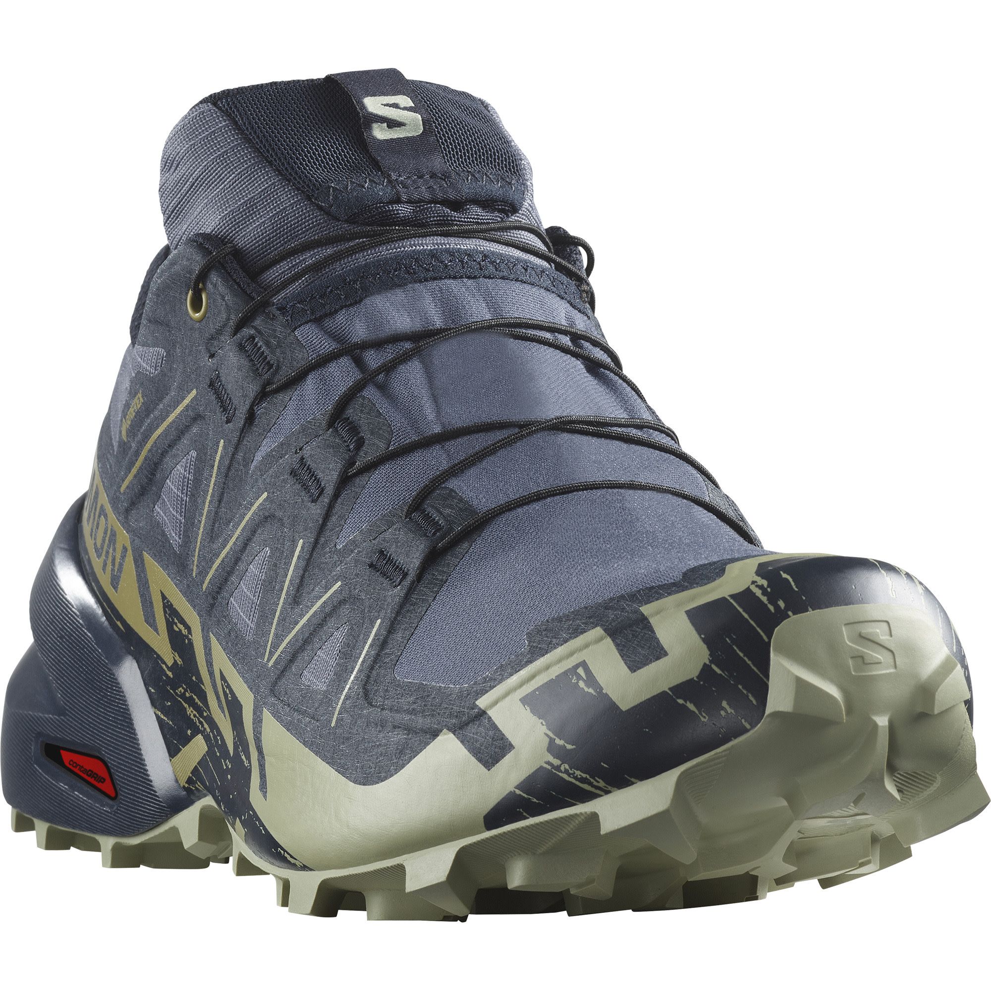 Salomon Men's Speedcross 6 GORE-TEX Grisaille / Carbon / Tea