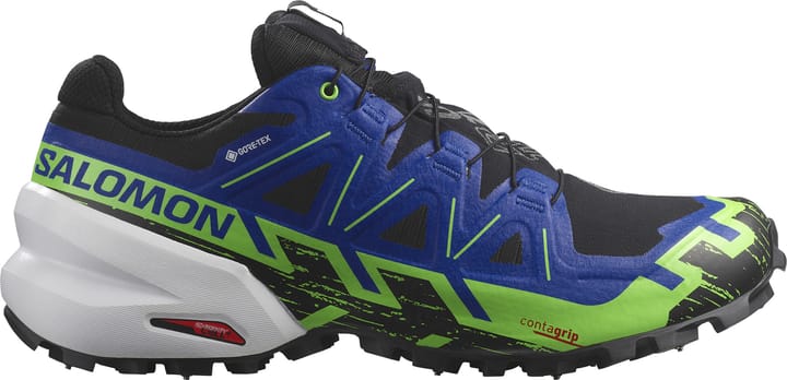 Salomon Unisex Spikecross 6 GORE-TEX Black/Surf The Web/Green Gecko Salomon