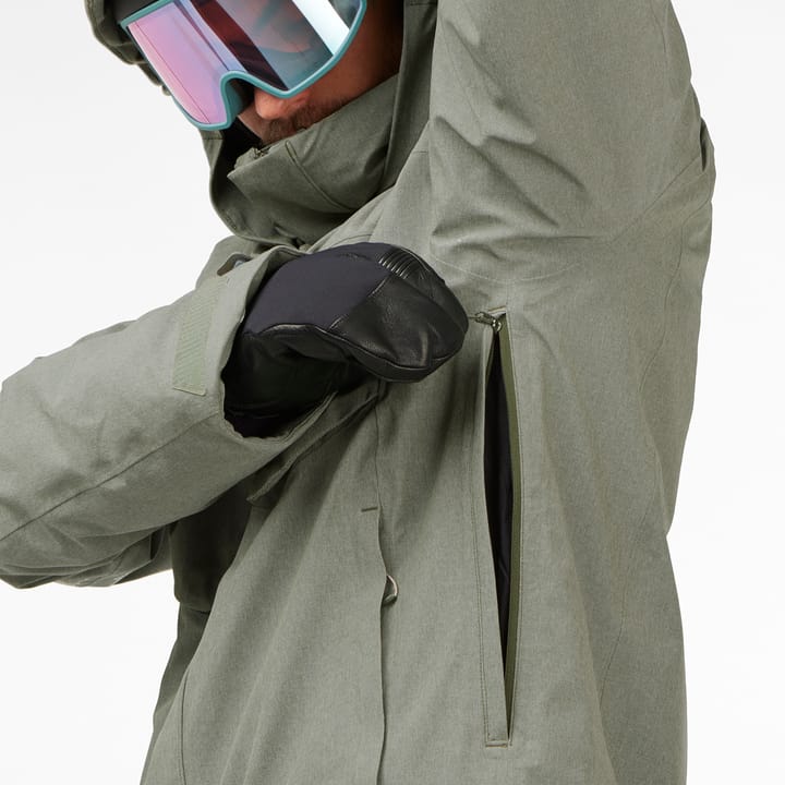 Salomon Men's Stance Cargo Jacket Olive Night/Heather Salomon Salomon Men's Stance Cargo Jacket Olive Night/Heather Salomon