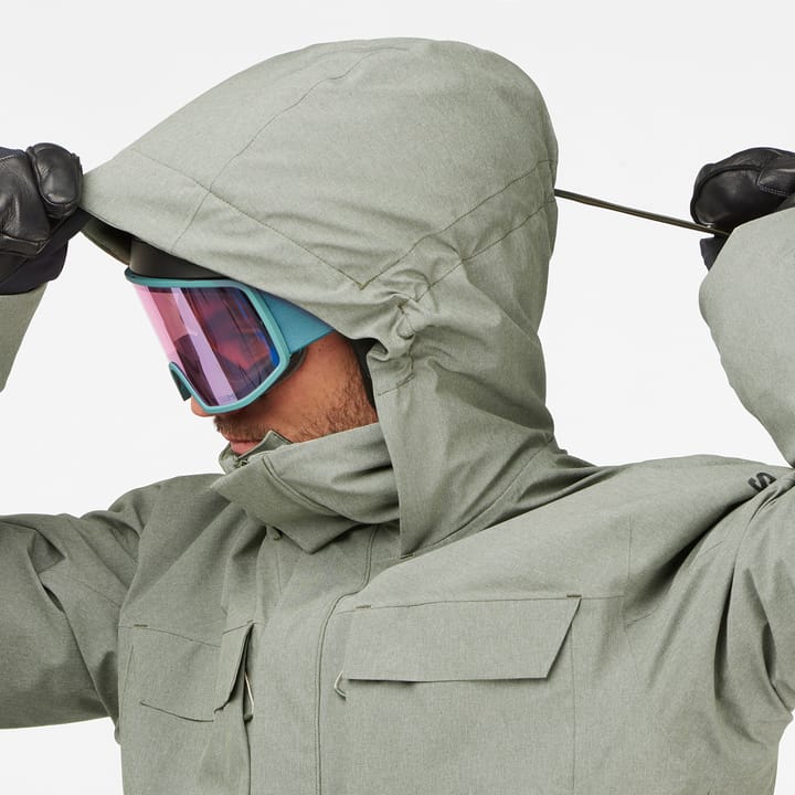 Salomon Men's Stance Cargo Jacket Olive Night/Heather Salomon Salomon Men's Stance Cargo Jacket Olive Night/Heather Salomon