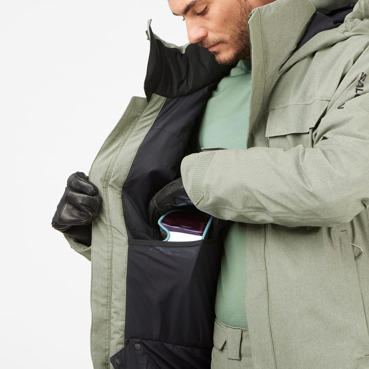 Salomon Men's Stance Cargo Jacket Olive Night/Heather Salomon Salomon Men's Stance Cargo Jacket Olive Night/Heather Salomon