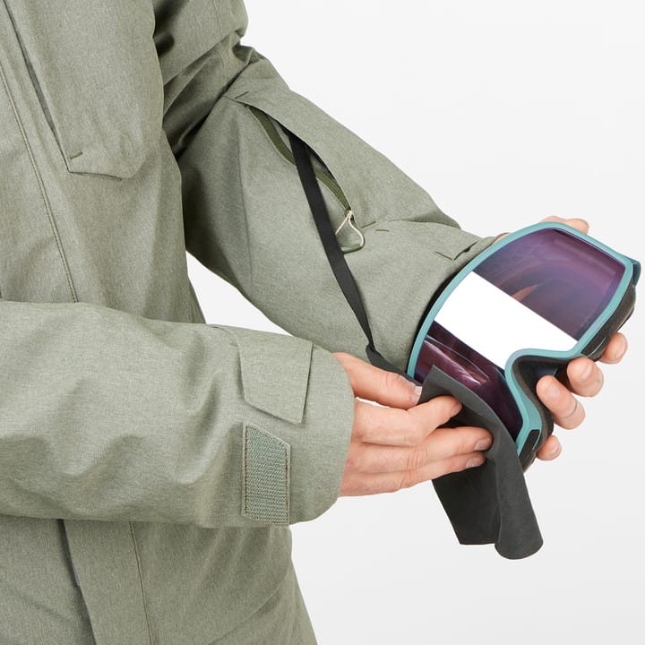 Salomon Men's Stance Cargo Jacket Olive Night/Heather Salomon Salomon Men's Stance Cargo Jacket Olive Night/Heather Salomon