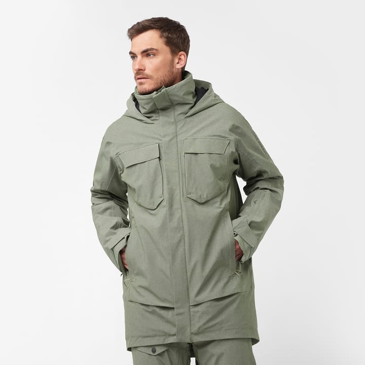 Salomon Men's Stance Cargo Jacket Olive Night/Heather Salomon Salomon Men's Stance Cargo Jacket Olive Night/Heather Salomon