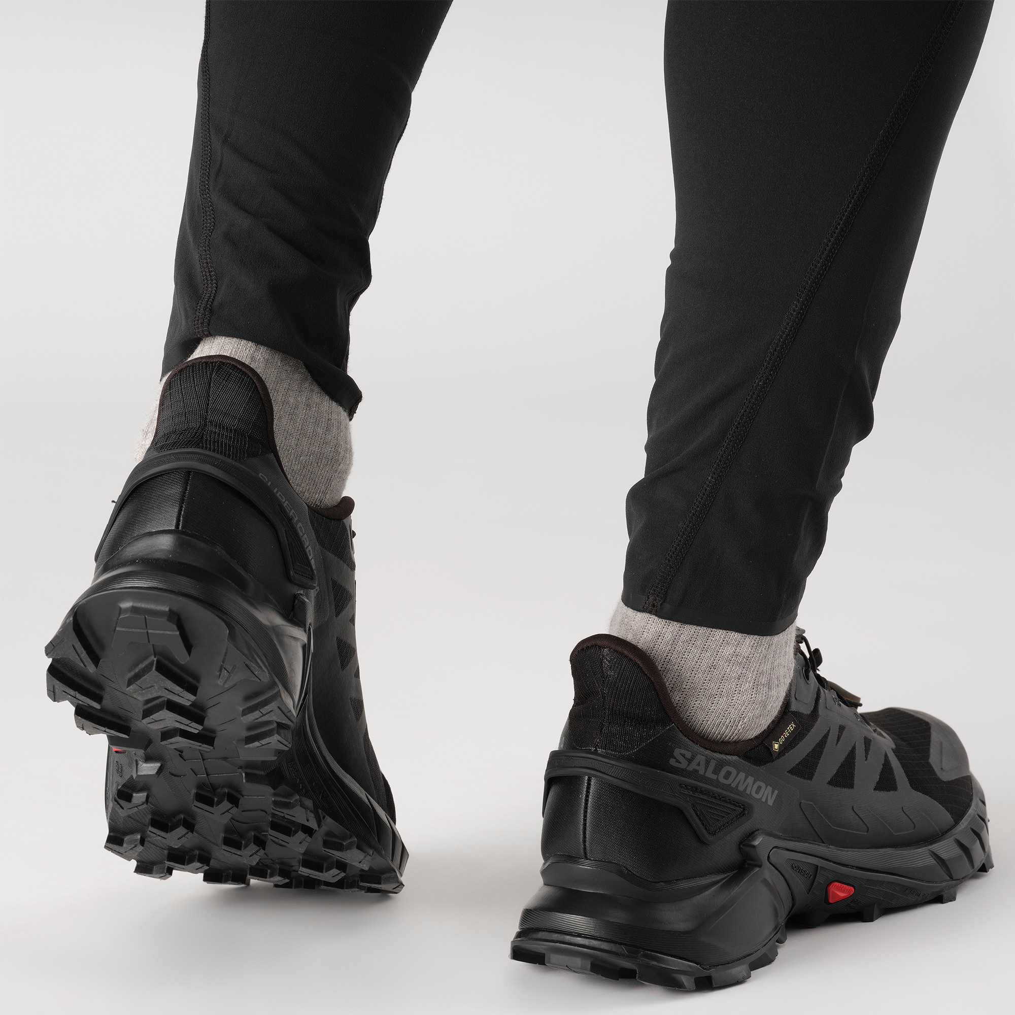 靴 Salomon Supercross 4 GTX Black Salomon Men's Supercross 4 GORE-TEX Black/Black/Black | Buy