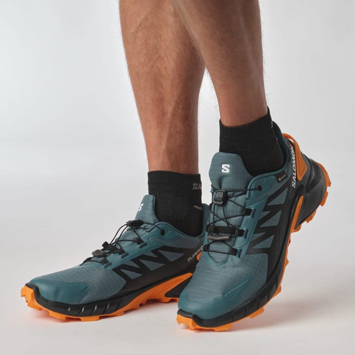 Salomon Men's Supercross 4 GORE-TEX Stargazer/Black/Turmeric Salomon Salomon Men's Supercross 4 GORE-TEX Stargazer/Black/Turmeric Salomon