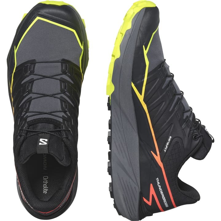 Salomon Men's Thundercross Black/Quiet Shade/Fiery Coral Salomon