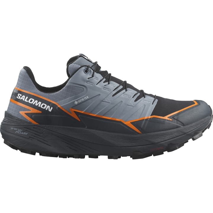 Salomon Men's Thundercross GORE-TEX Flint Stone/Carbon/Orange Pepper Salomon