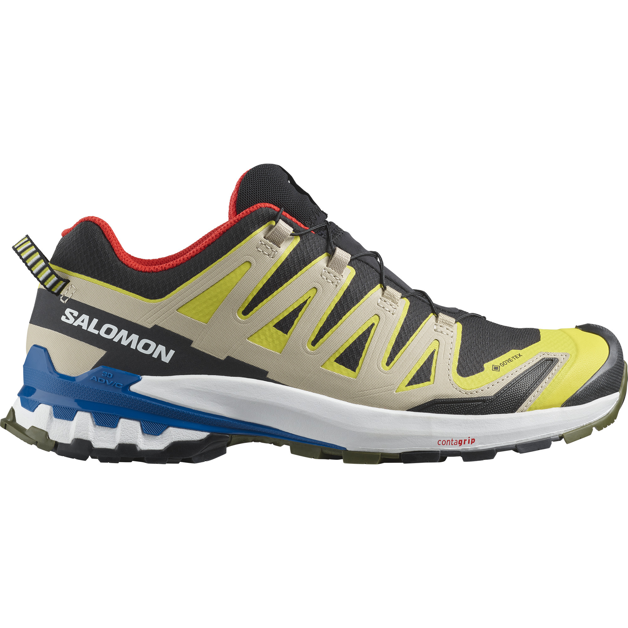 Salomon Men's XA Pro 3D V9 GORE-TEX Black/Buttercup/Lapis Blue Tursko 40