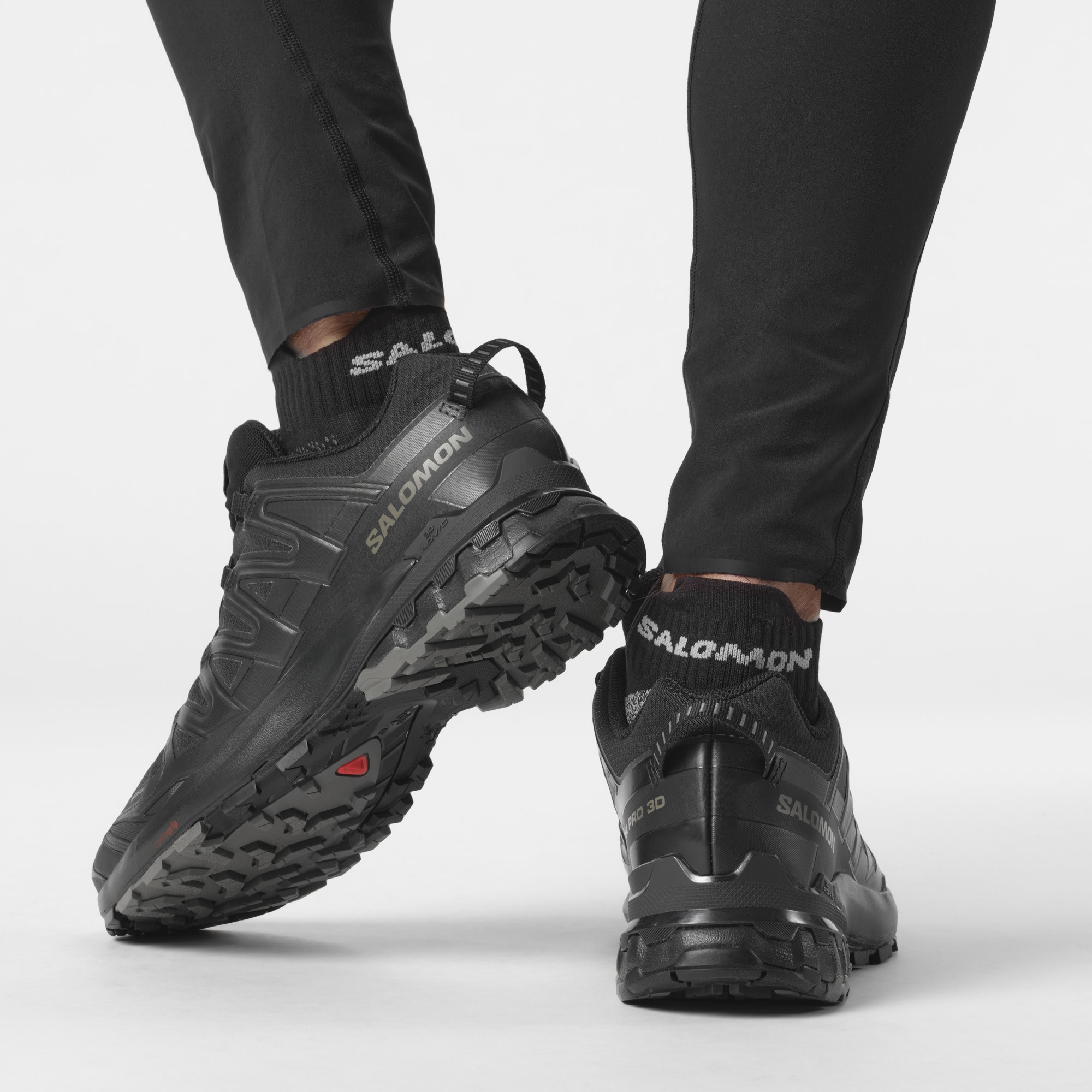 Salomon Men's XA Pro 3D V9 GTX Shoes Black, Phantom & Pewter