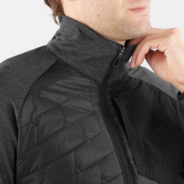Men's MTN PrimaLoft Hybrid Midlayer Jacket DEEP BLACK/ Salomon