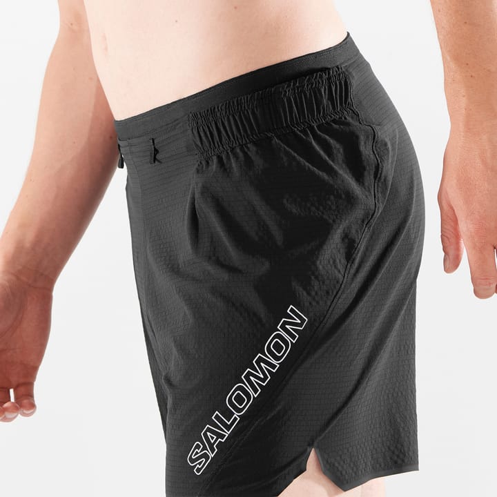 Men's Sense Aero 5'' Shorts DEEP BLACK/ Salomon