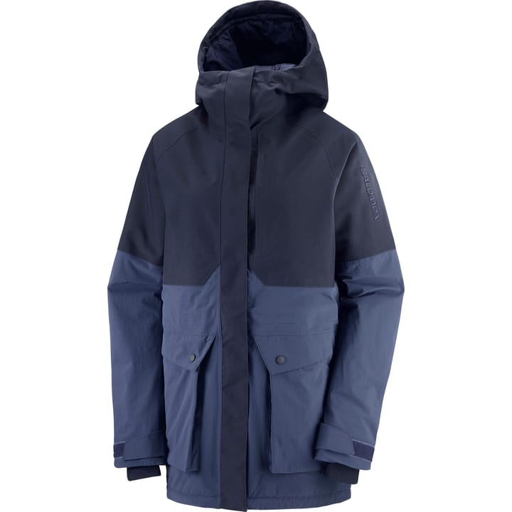 Women's Snow Rebel Jacket MOOD INDIGO/NIGHT SKY/ Salomon