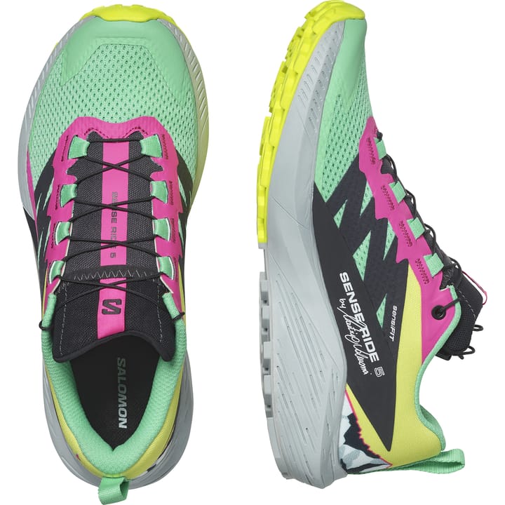 Salomon Unisex Sense Ride 5 Martina LTD Biscay Green/Phantom/Pink Glo Salomon Salomon Unisex Sense Ride 5 Martina LTD Biscay Green/Phantom/Pink Glo Salomon