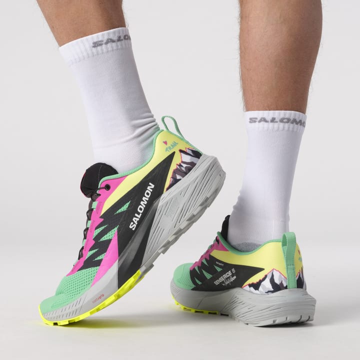 Salomon Unisex Sense Ride 5 Martina LTD Biscay Green/Phantom/Pink Glo Salomon Salomon Unisex Sense Ride 5 Martina LTD Biscay Green/Phantom/Pink Glo Salomon