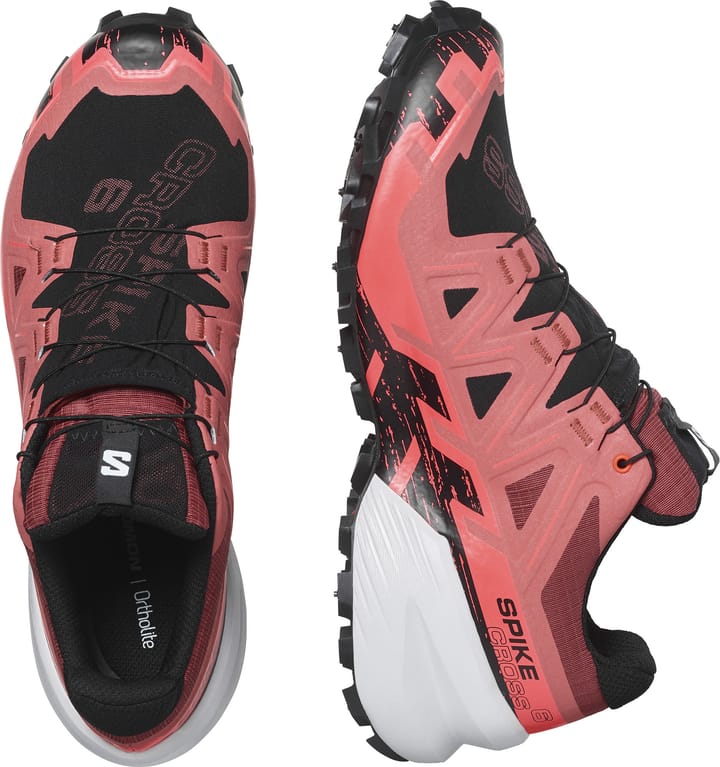 Salomon Unisex Spikecross 6 GORE-TEX Cow Hide/Black/Fiery Coral Salomon