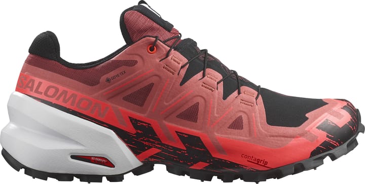 Salomon Unisex Spikecross 6 GORE-TEX Cow Hide/Black/Fiery Coral Salomon