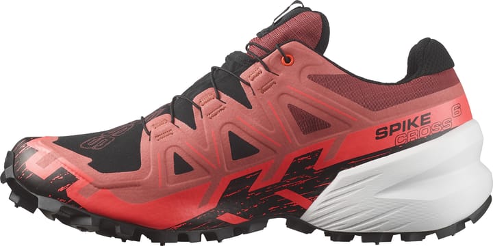 Salomon Unisex Spikecross 6 GORE-TEX Cow Hide/Black/Fiery Coral Salomon