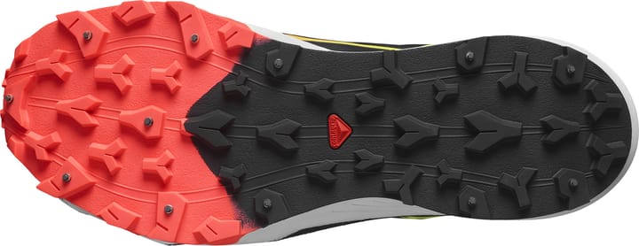 Salomon Unisex Winter Cross Spike Black/Fiery Coral/Safety Yellow Salomon