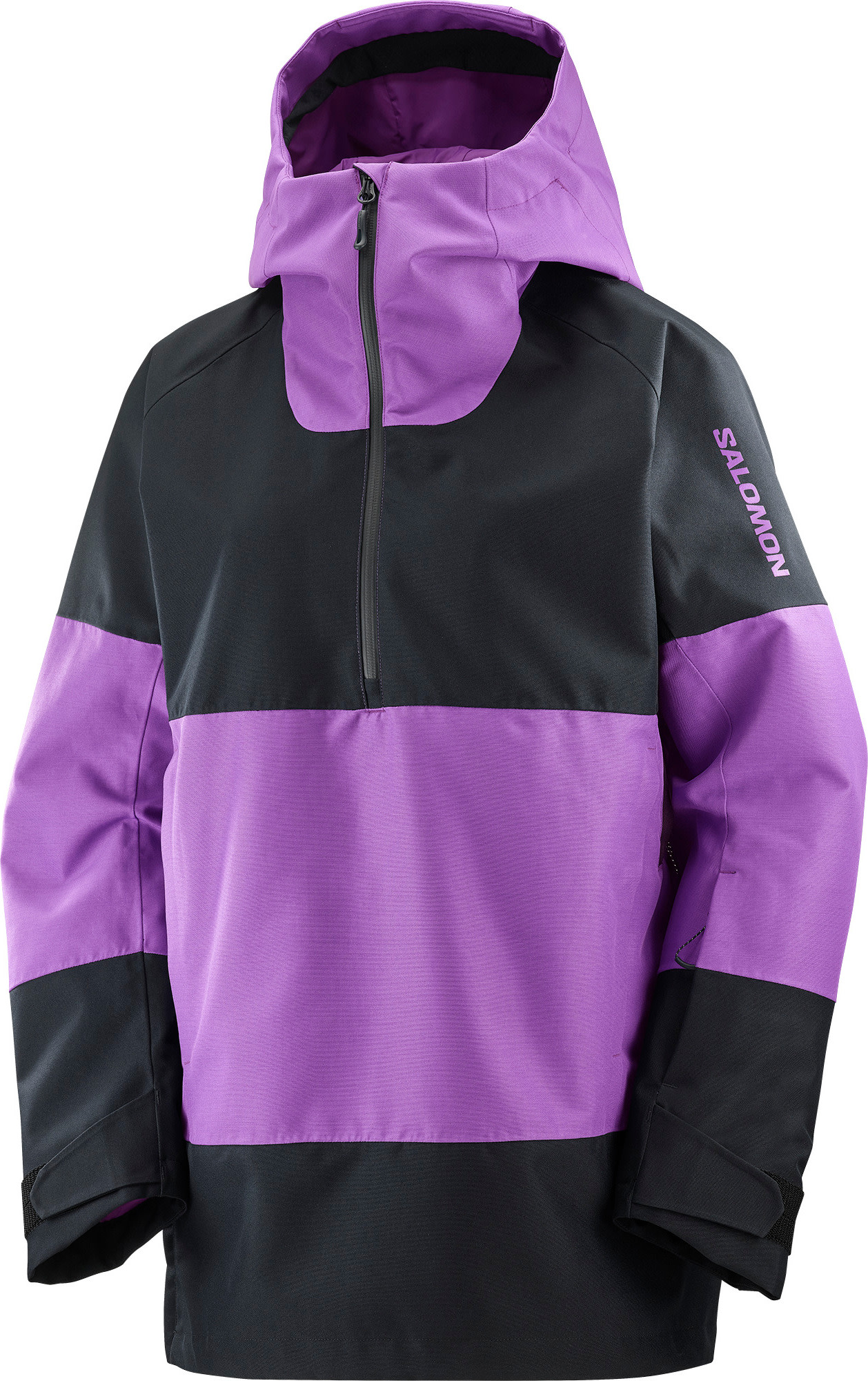 Women’s Bashley Anorak Deep Black/Royal Purple/