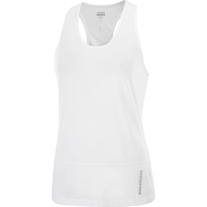 Salomon Women's Cross Run Tank WHITE Salomon